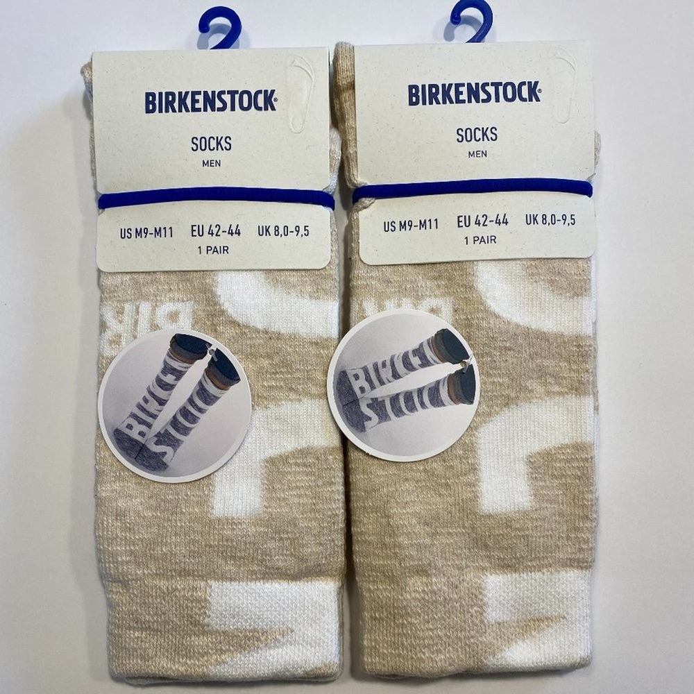 birkenstock socks - men socks size 9-11 - cotton socks - 2 paires - birkenstock